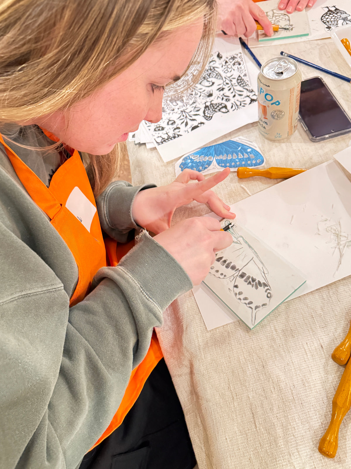 Stamp Lab: Open Studio Carving Practice - Saturday, December 12 - 9:30 AM