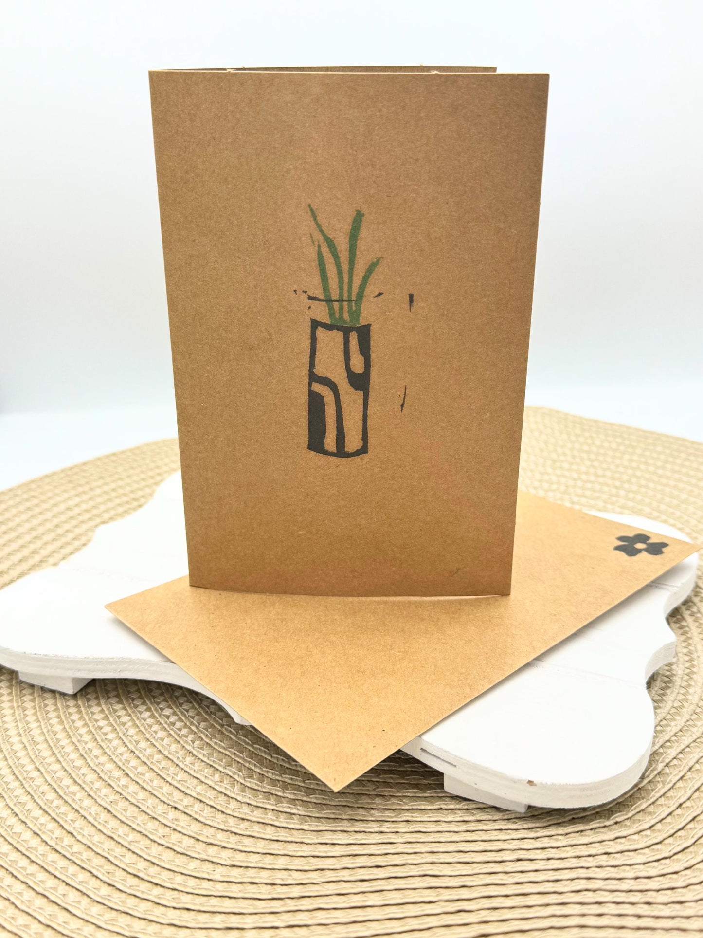 Plant Lover Card Set: Hand-Printed Gardener Notecards