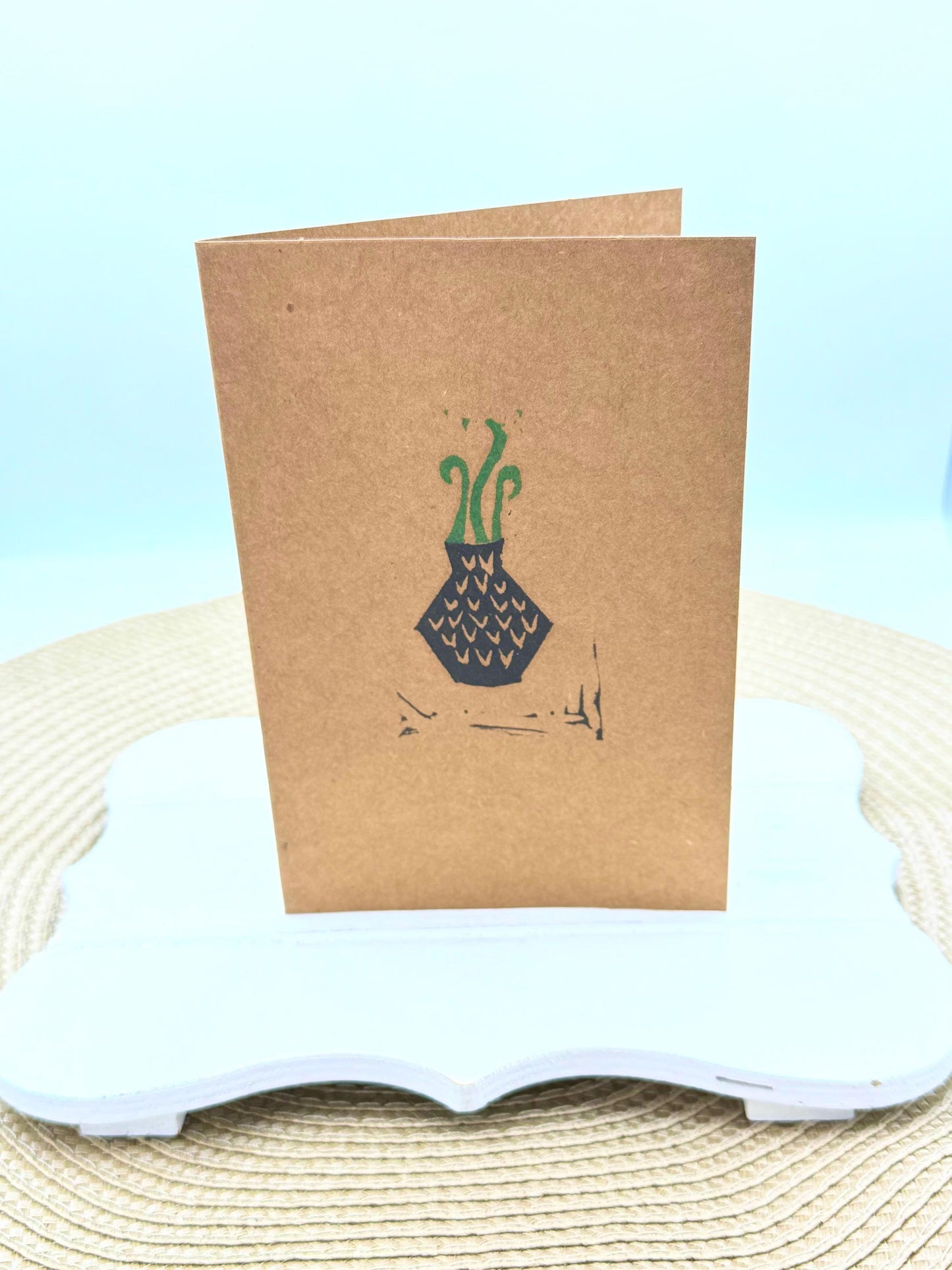 Plant Lover Card Set: Hand-Printed Gardener Notecards
