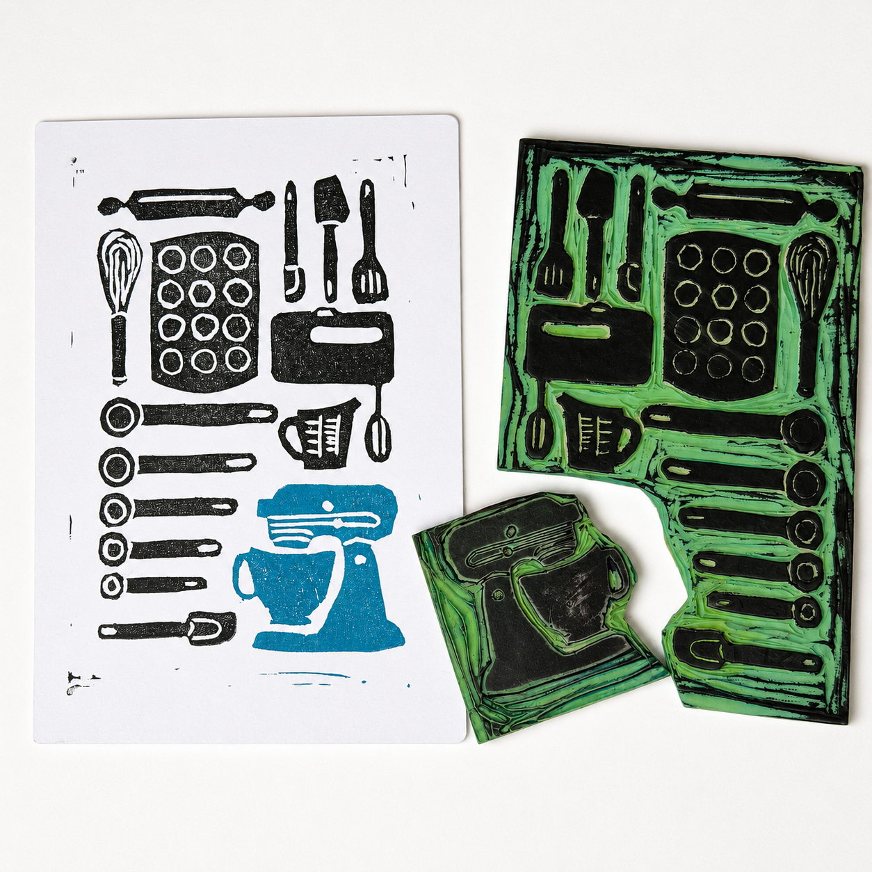 Jigsaw Prints: A Colorful Linocut Workshop - Aug. 20