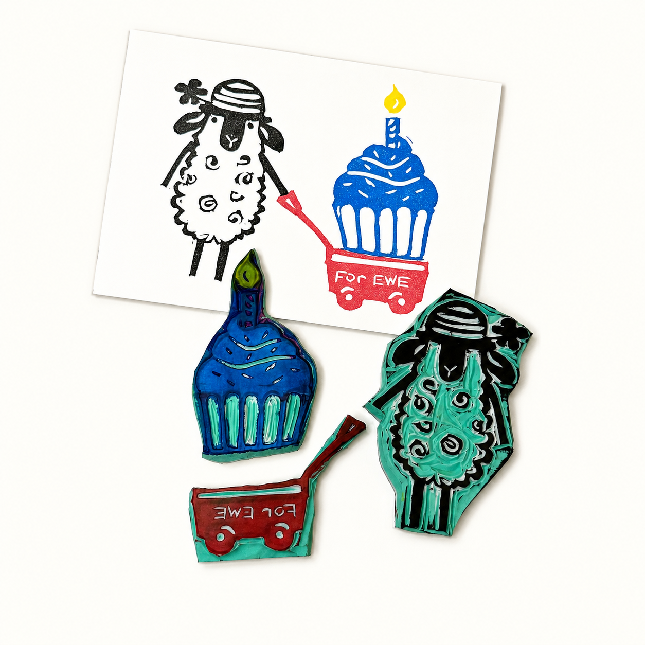 Jigsaw Prints: A Colorful Linocut Workshop - Aug. 20