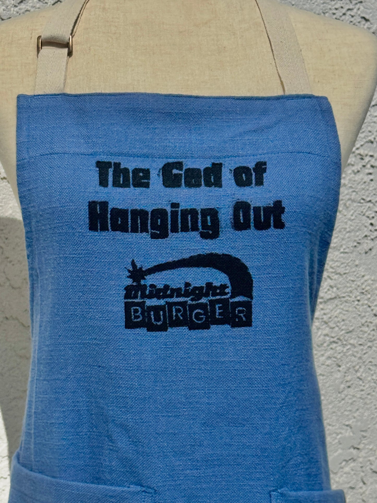 Midnight Burger Apron – “God of Hanging Out” | You Asked, We Made It!