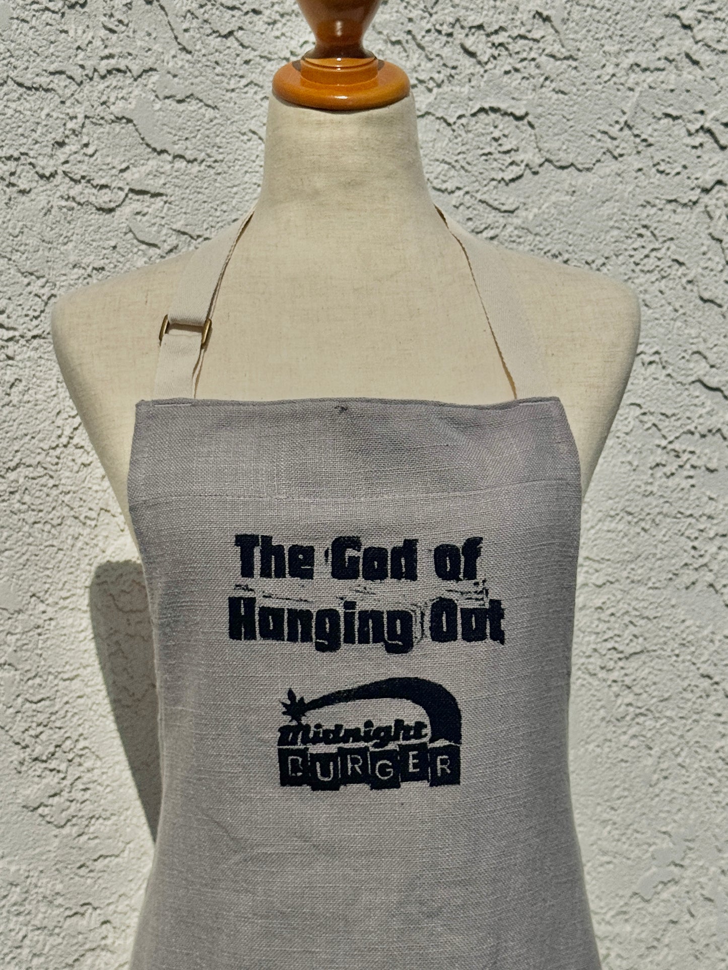 Midnight Burger Apron – “God of Hanging Out” | You Asked, We Made It!
