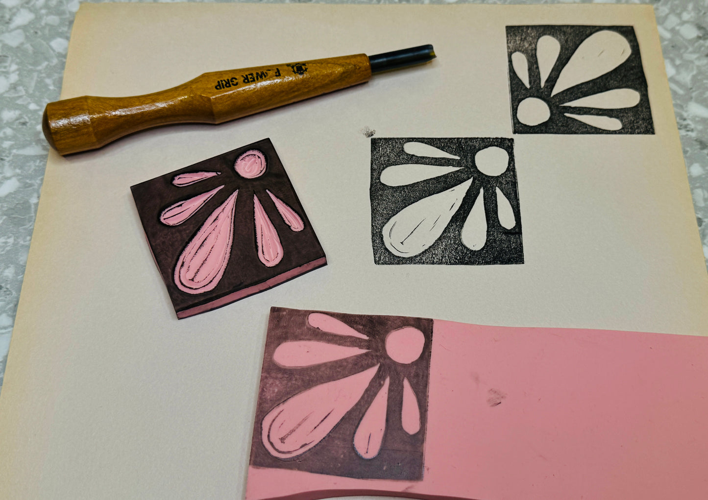 Carve + Ink + Repeat: A Pattern Printmaking Workshop - June 26th