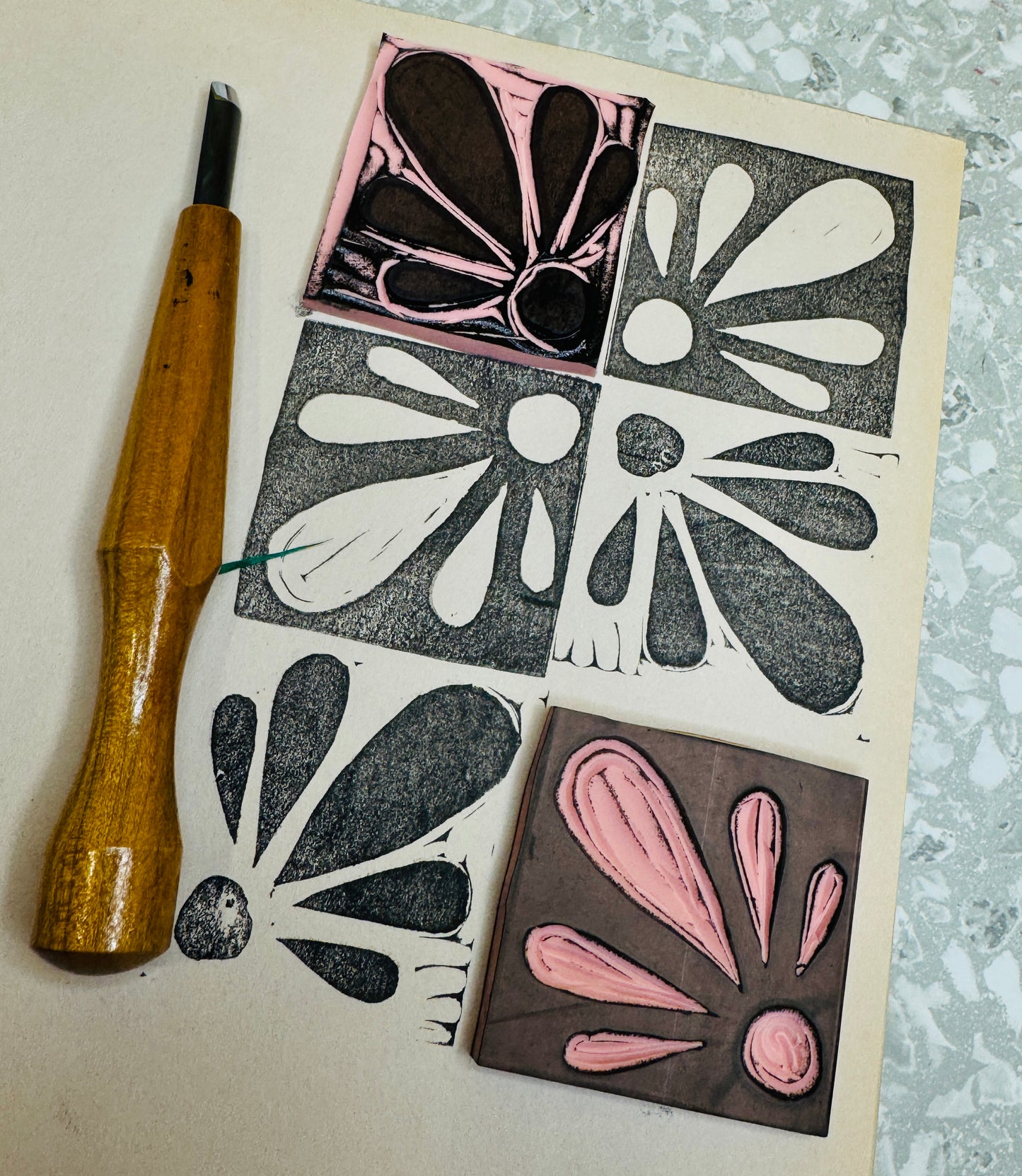 Carve + Ink + Repeat: A Pattern Printmaking Workshop - June 26th