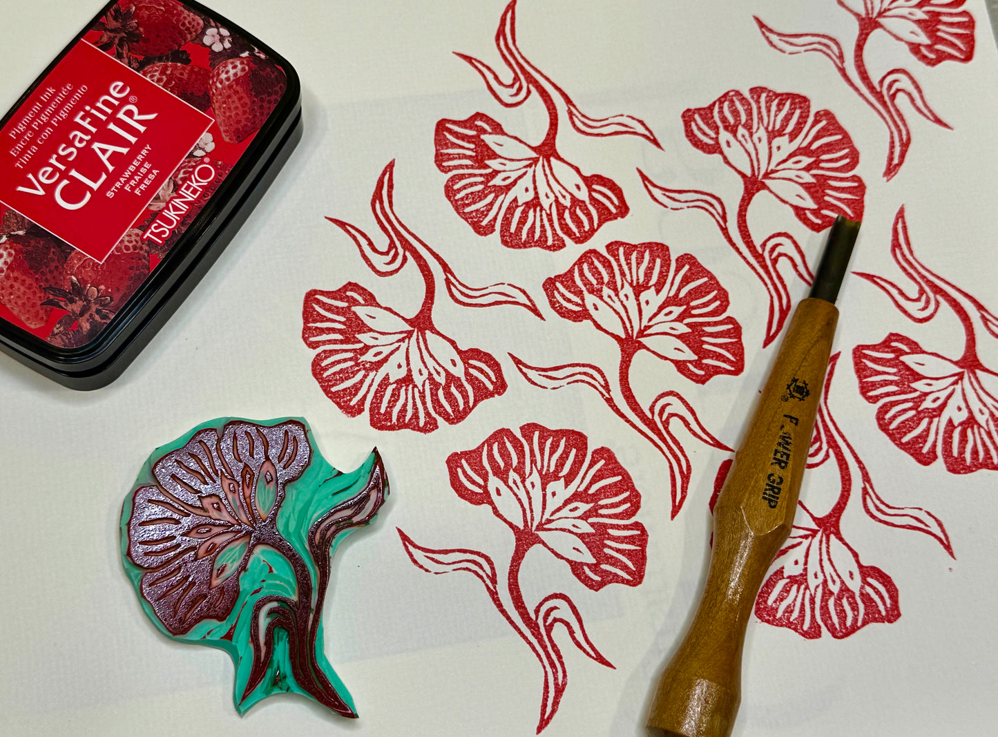 Carve + Ink + Repeat: A Pattern Printmaking Workshop - June 26th
