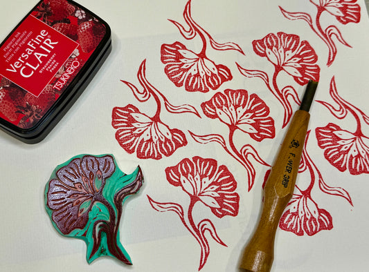 Carve + Ink + Repeat: A Pattern Printmaking Workshop - June 26th