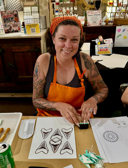 Stamp Lab: Open Studio Carving Practice - Thursday, July 30, 7:00 PM