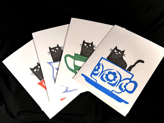 Handprinted card design, 2704