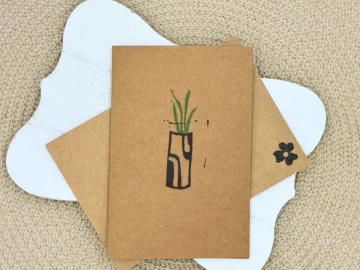 Plant Lover Card Set: Hand-Printed Gardener Notecards