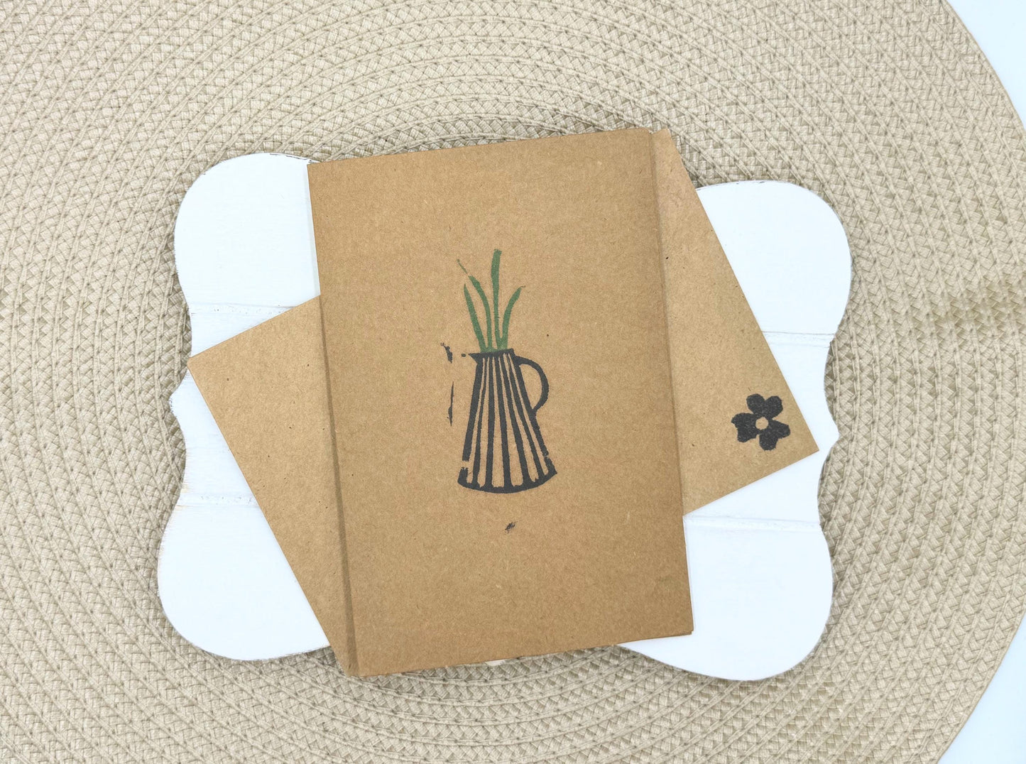 Plant Lover Card Set: Hand-Printed Gardener Notecards