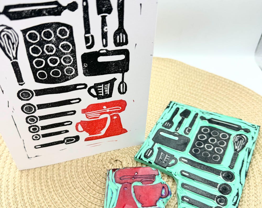 Handmade Baking Lover Card