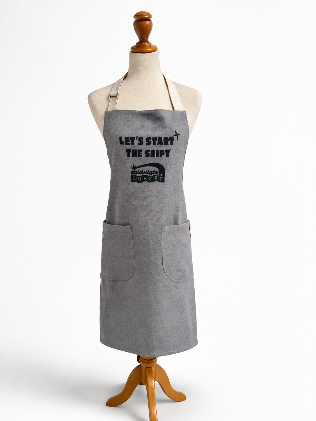 “Let’s Start the Shift” Apron – Midnight Burger Collector’s Must-Have