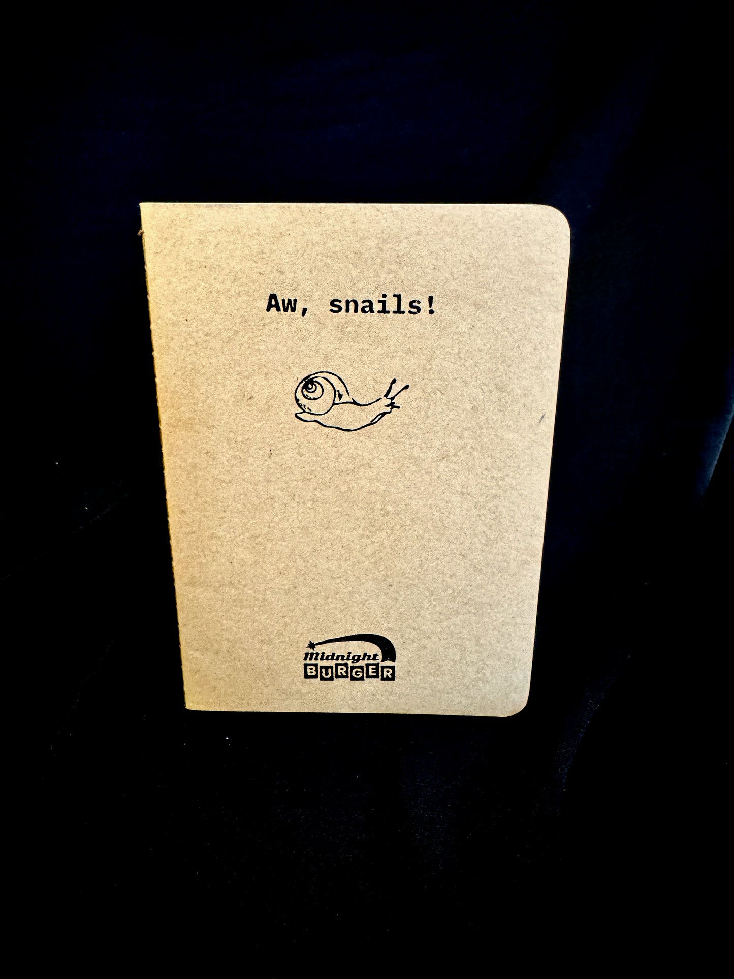 Aw Snails - Midnight Burger Mini Notebook