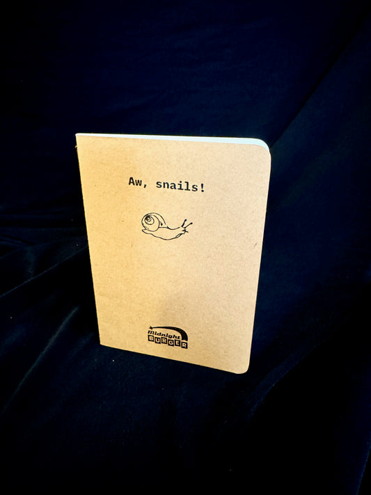 Aw Snails - Midnight Burger Mini Notebook