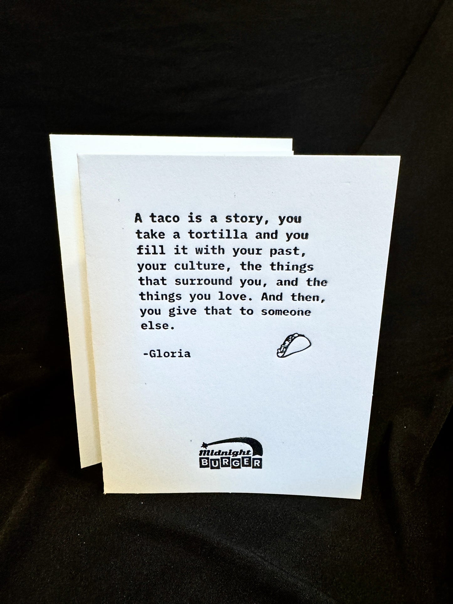 Midnight Mail - Goin' Deep - Letterpress 3-Card Set